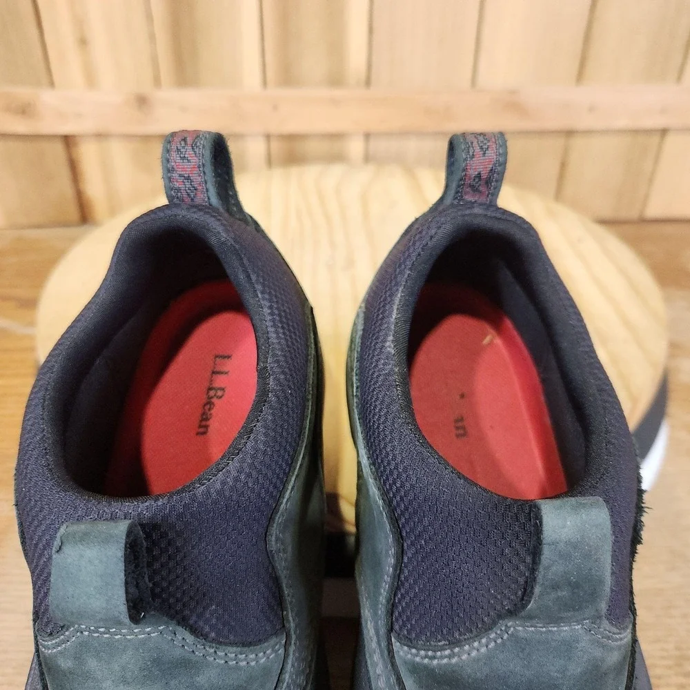 L.L. Bean Storm Chaser Shoes Womens 6.5 Green Suede Winter Snow Outdoor